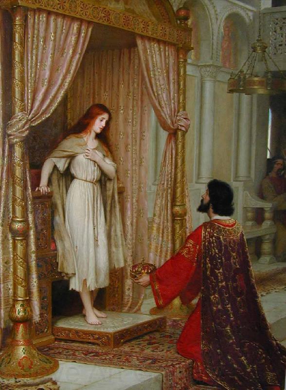 Edmund Blair Leighton The King and the Beggar maid